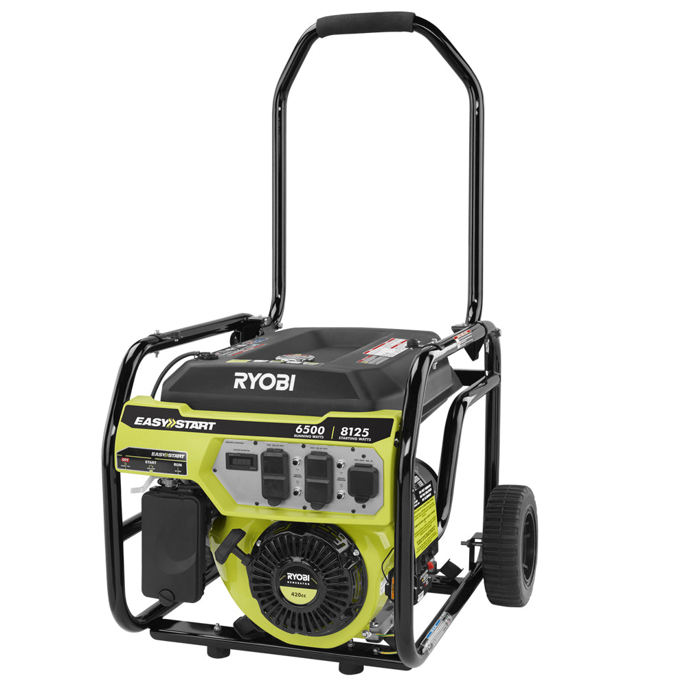 Generadorde gasolina Ryobi 8,125 watts / 6,500 watts