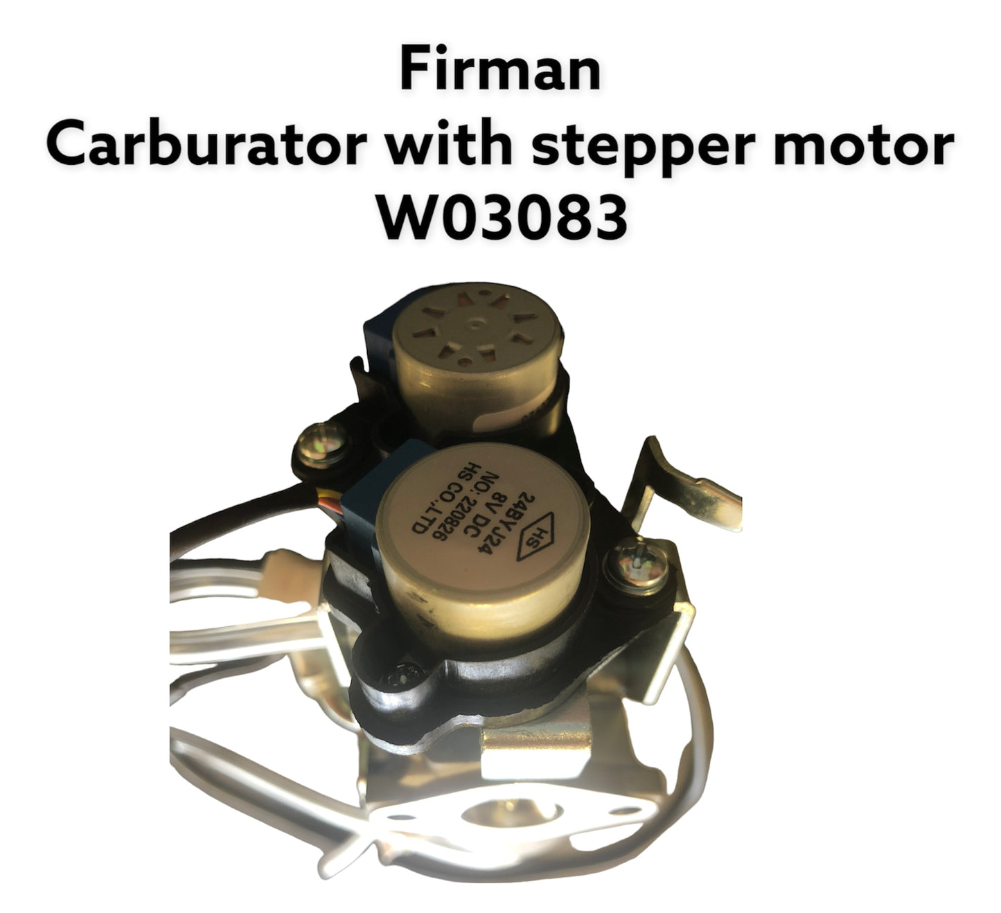 Carburador original inverter Firman 3,300 watts W03083 con stepper motor