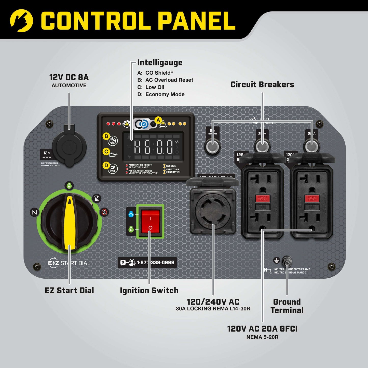 Generador Inverter Champion 8,500 watts