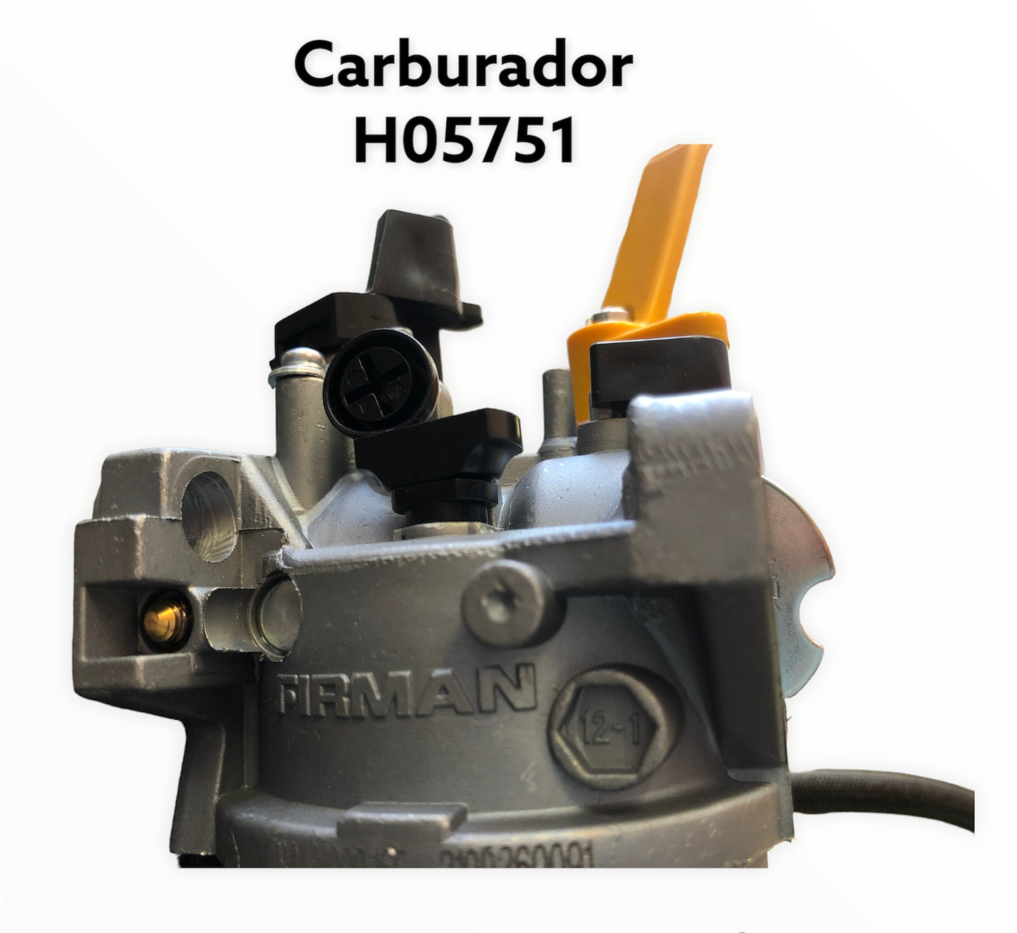 Carbruador original Firman para generador Dual fuel / gas y gasolina