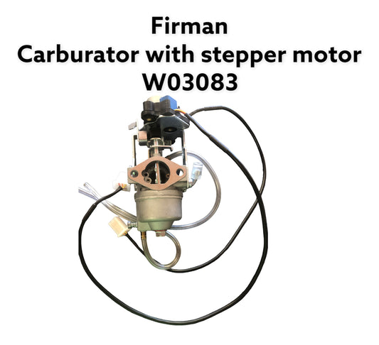 Carburador original inverter Firman 3,300 watts W03083 con stepper motor