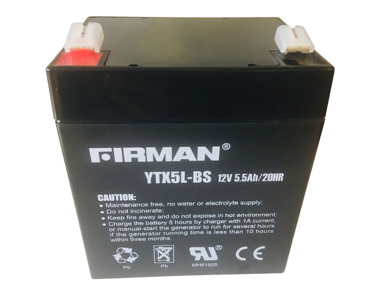 Batería Original para generador inverter Firman  5.5Ah 12V