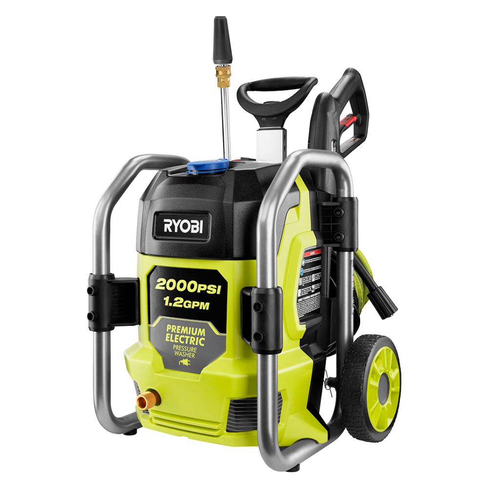 Máquina de Presión Eléctrica Ryobi 2,000psi / 1.2GMP